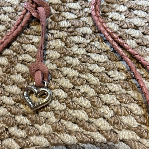 Brighton blush pink croc bag heart braided - Picture 3 of 13